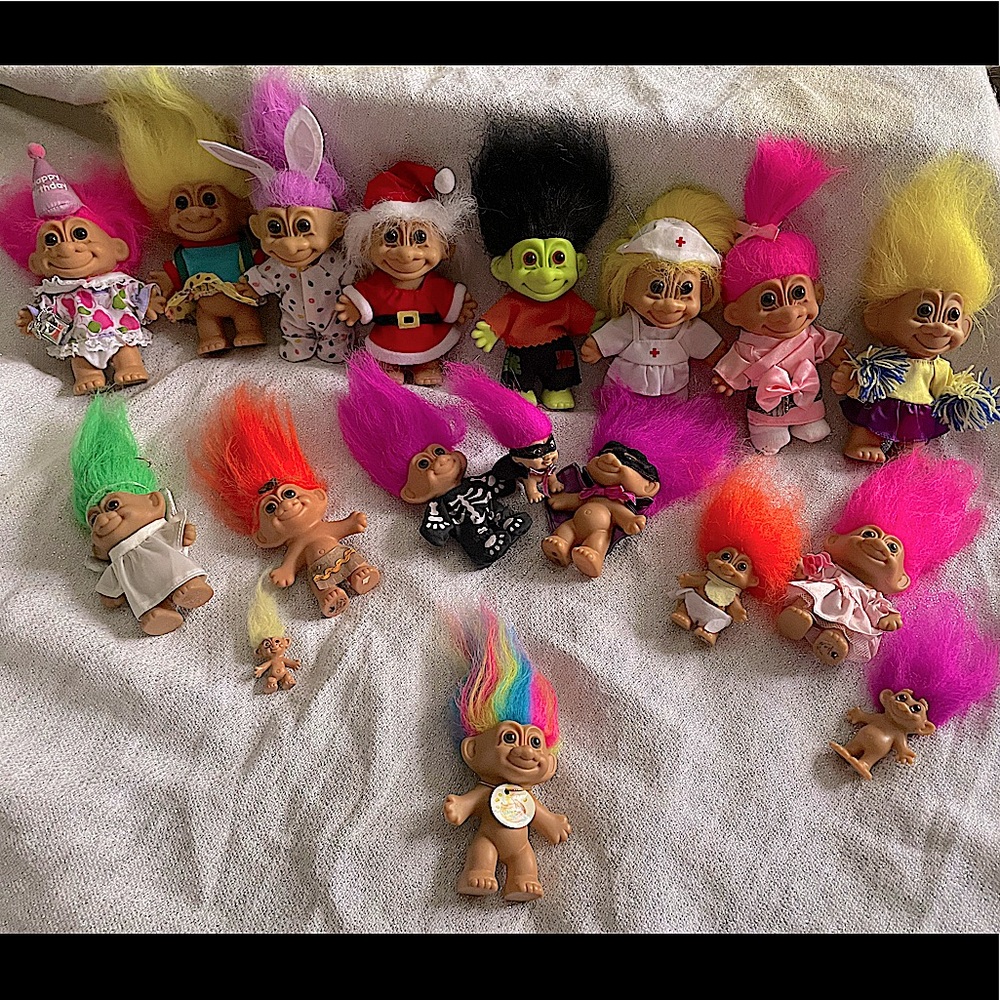 Vintage Russ HUGE LOT Troll Dolls. COLLECTORS / Rare No longer manufactured!